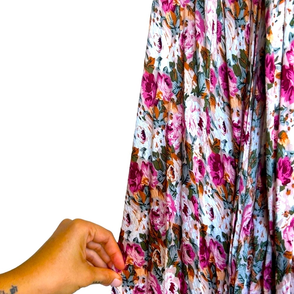 August wild Rose Maxi Wrap Dress in Desert Rose - Picture 7 of 16